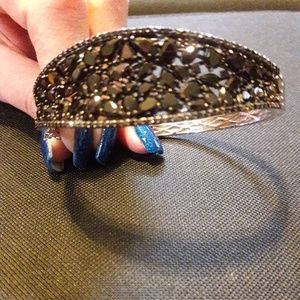 Genuine black spinel bracelet